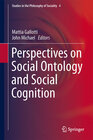 Buchcover Perspectives on Social Ontology and Social Cognition