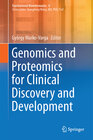 Buchcover Genomics and Proteomics for Clinical Discovery and Development