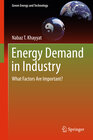 Buchcover Energy Demand in Industry