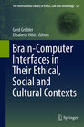 Buchcover Brain-Computer-Interfaces in their ethical, social and cultural contexts