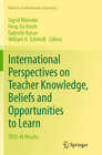 Buchcover International Perspectives on Teacher Knowledge, Beliefs and Opportunities to Learn