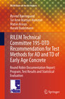 Buchcover RILEM Technical Committee 195-DTD Recommendation for Test Methods for AD and TD of Early Age Concrete