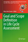 Buchcover Goal and Scope Definition in Life Cycle Assessment