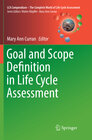 Buchcover Goal and Scope Definition in Life Cycle Assessment