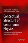 Conceptual Structure of Continuum Physics width=