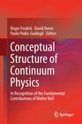 Buchcover Conceptual Structure of Continuum Physics