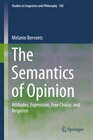 Buchcover The Semantics of Opinion