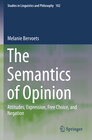 Buchcover The Semantics of Opinion