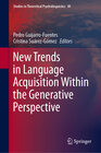 Buchcover New Trends in Language Acquisition Within the Generative Perspective