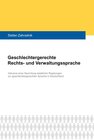 Buchcover Geschlechtergerechte Rechts- und Verwaltungssprache