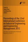 Buchcover Proceedings of the 22nd International Conference on Industrial Engineering and Engineering Management 2015