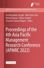 Buchcover Proceedings of the 4th Asia Pacific Management Research Conference (APMRC 2022)
