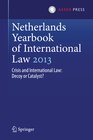 Buchcover Netherlands Yearbook of International Law 2013