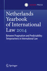 Buchcover Netherlands Yearbook of International Law 2014
