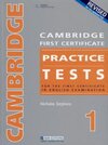Buchcover Cambridge First Certificate Practice Tests 1 Teacher's Book