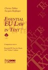 Buchcover Essential EU Law in Text