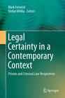 Buchcover Legal Certainty in a Contemporary Context