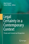 Buchcover Legal Certainty in a Contemporary Context