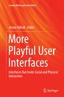 Buchcover More Playful User Interfaces