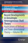 Buchcover Recent Developments in Anisotropic Heterogeneous Shell Theory