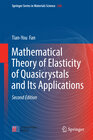 Buchcover Mathematical Theory of Elasticity of Quasicrystals and Its Applications