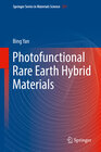 Buchcover Photofunctional Rare Earth Hybrid Materials