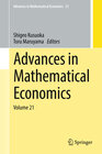 Buchcover Advances in Mathematical Economics