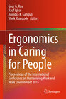 Buchcover Ergonomics in Caring for People