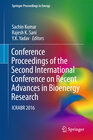 Buchcover Conference Proceedings of the Second International Conference on Recent Advances in Bioenergy Research