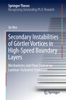 Buchcover Secondary Instabilities of Görtler Vortices in High-Speed Boundary Layers