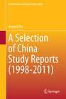 Buchcover A Selection of China Study Reports (1998-2011)