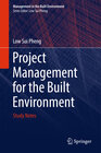 Buchcover Project Management for the Built Environment