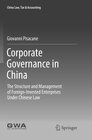 Buchcover Corporate Governance in China