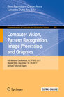 Buchcover Computer Vision, Pattern Recognition, Image Processing, and Graphics