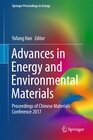 Buchcover Advances in Energy and Environmental Materials