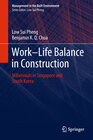 Buchcover Work-Life Balance in Construction