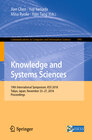 Buchcover Knowledge and Systems Sciences