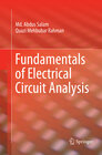 Buchcover Fundamentals of Electrical Circuit Analysis
