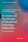 Buchcover An Analysis of Two Decades of Educational Technology Publications