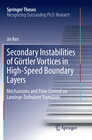 Buchcover Secondary Instabilities of Görtler Vortices in High-Speed Boundary Layers