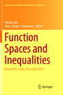 Buchcover Function Spaces and Inequalities