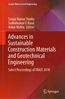 Buchcover Advances in Sustainable Construction Materials and Geotechnical Engineering