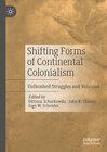Buchcover Shifting Forms of Continental Colonialism