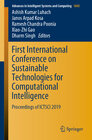 Buchcover First International Conference on Sustainable Technologies for Computational Intelligence