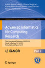 Buchcover Advanced Informatics for Computing Research