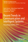 Buchcover Recent Trends in Communication and Intelligent Systems