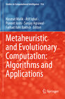 Buchcover Metaheuristic and Evolutionary Computation: Algorithms and Applications