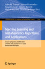 Buchcover Machine Learning and Metaheuristics Algorithms, and Applications
