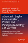 Buchcover Advances in Graphic Communication, Printing and Packaging Technology and Materials