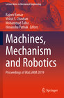 Buchcover Machines, Mechanism and Robotics